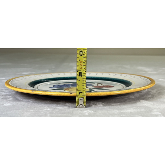 Vintage Stangl Pottery Dinner Plate 10" Fruit Pattern Pottery Benefits Charity - Picture 3 of 6